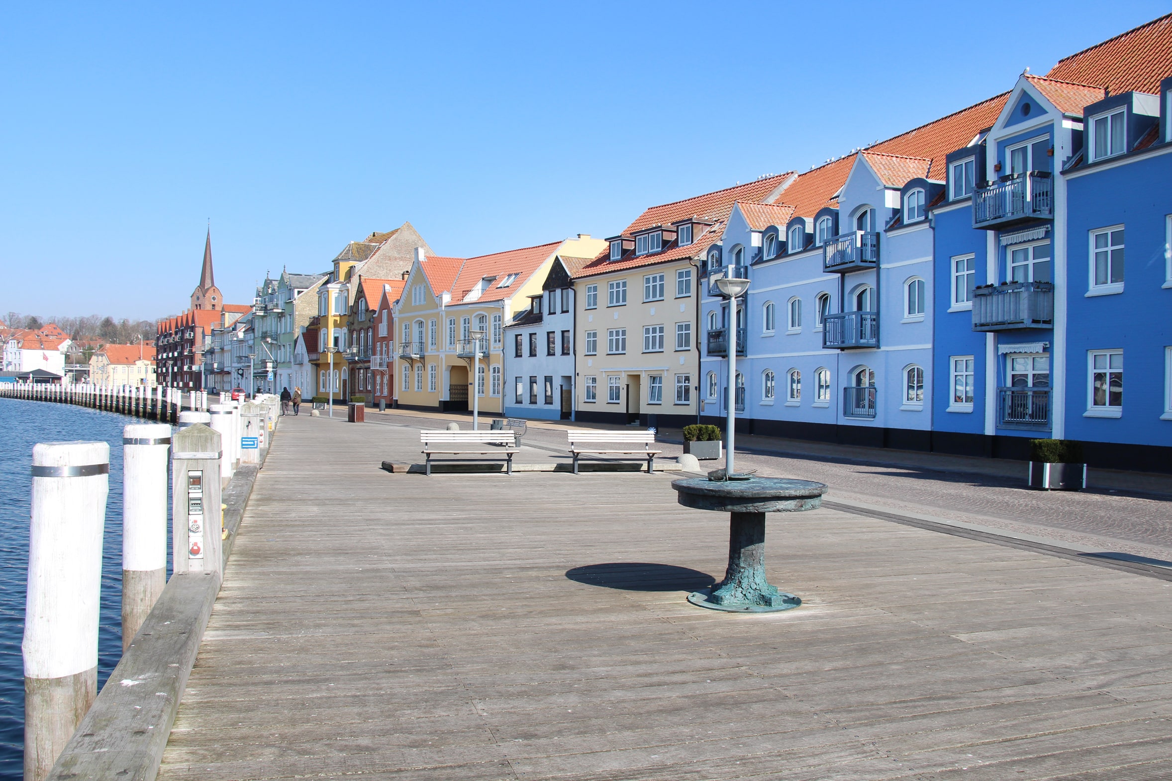 Der Sonderborger Hafen in Dänemark
