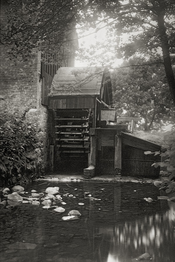 Die Wassermühle um 1930