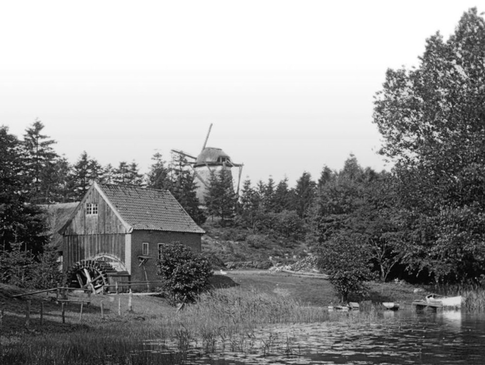 Wassermühle und Windmühle
